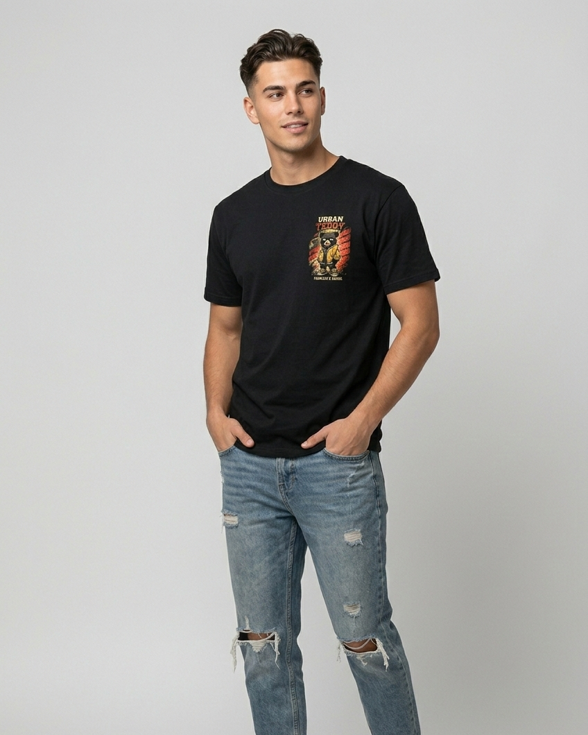 🏷️ Camiseta Urban Teddy Fearless & Savage