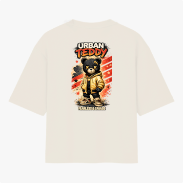 🏷️ Camiseta Urban Teddy Fearless & Savage