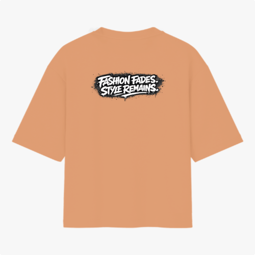 🏷️ Camiseta Fashion Fades Style Remains